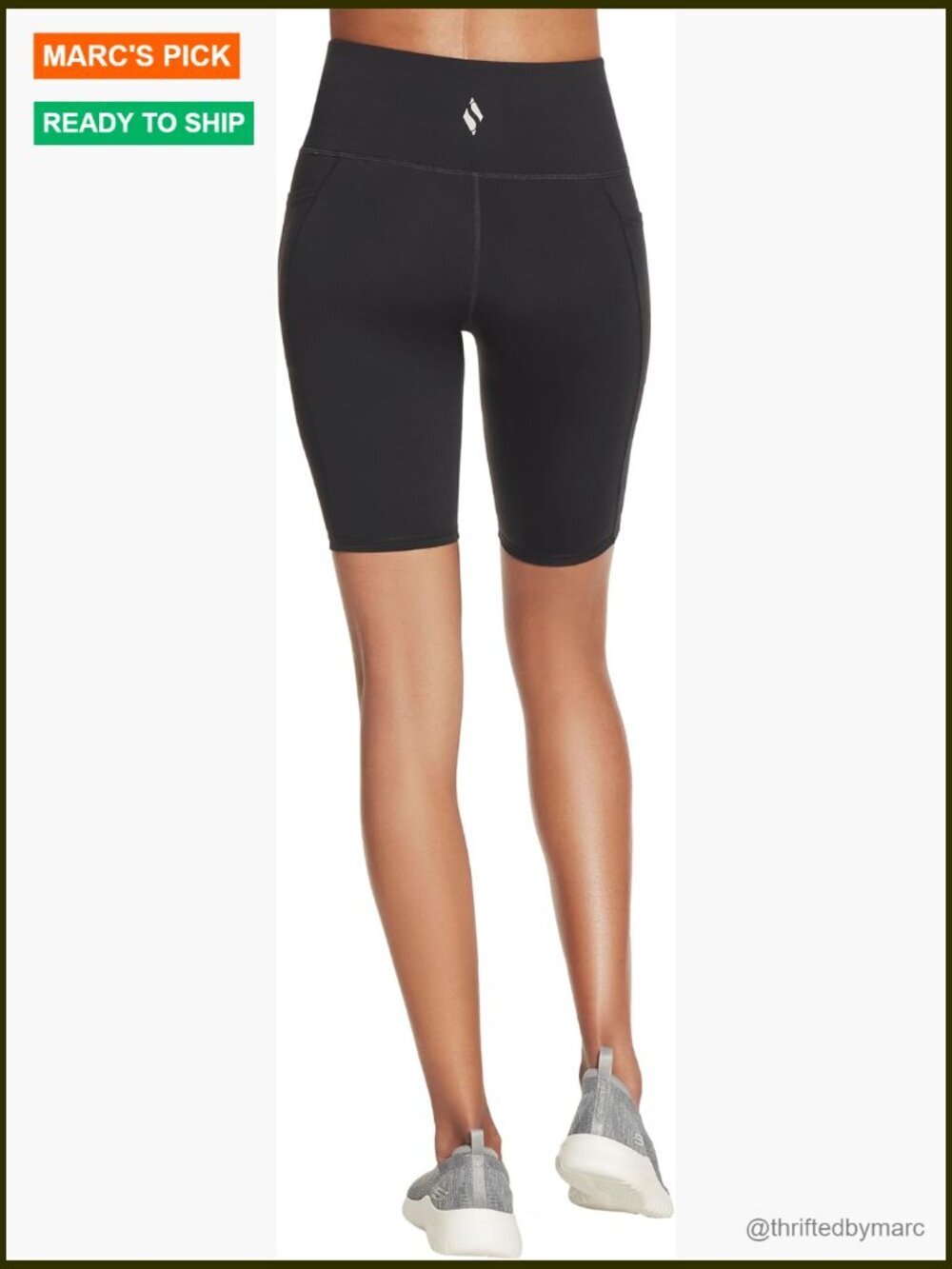 High Waisted 10" Bike Shorts With Pockets